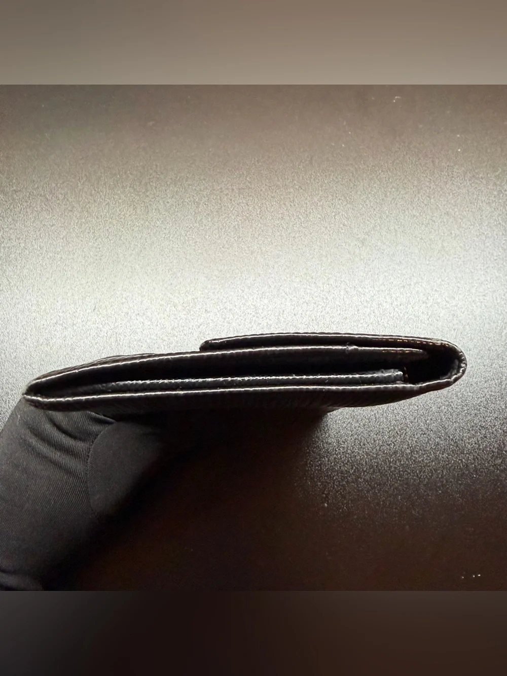 Louis Vuitton Black Epi Sarah Wallet